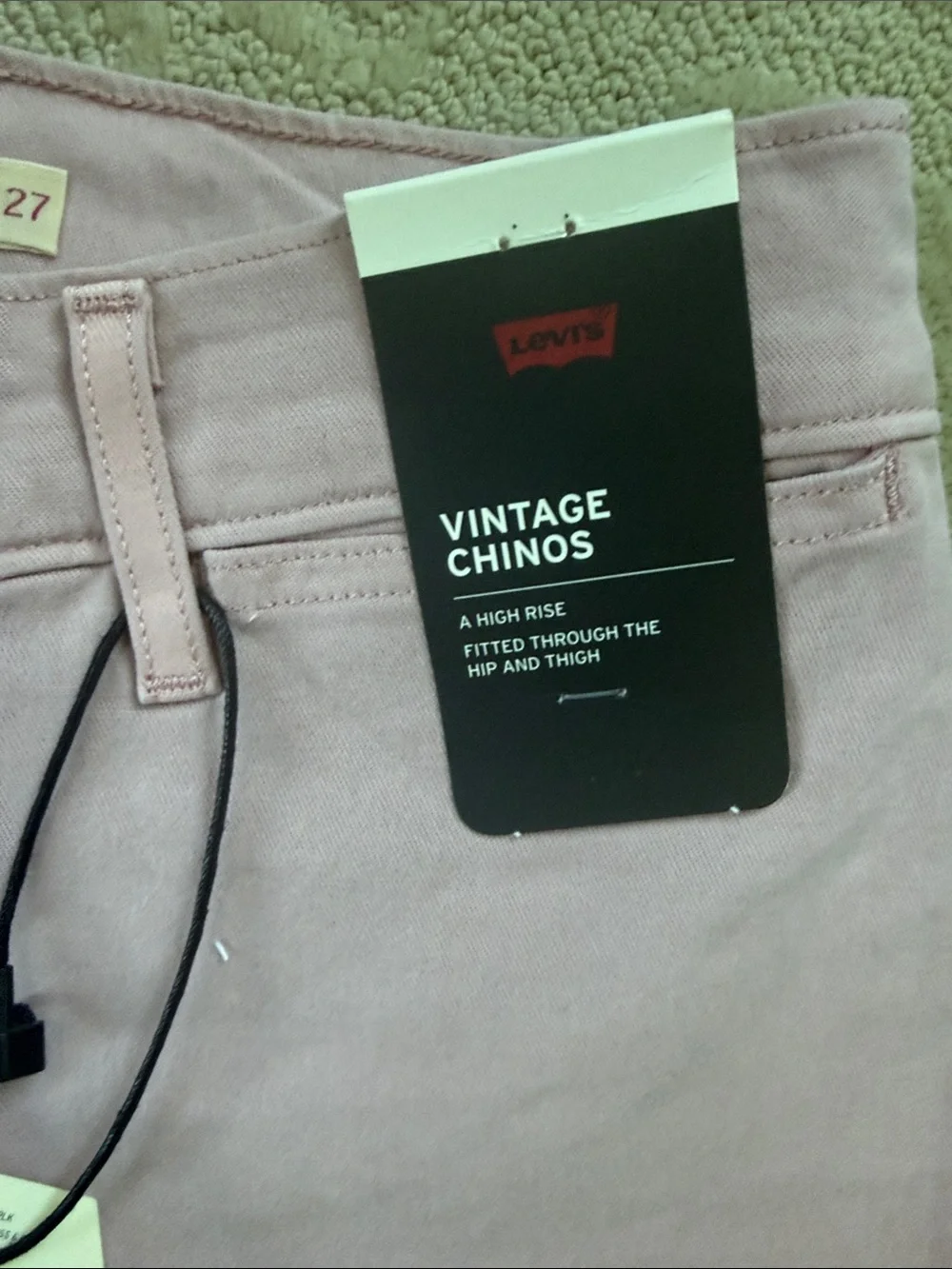 Levi's Wide-Leg Chinos in Light Taupe